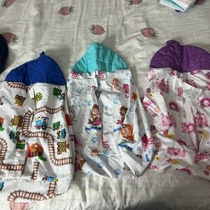 Boy and girl and bed skirts